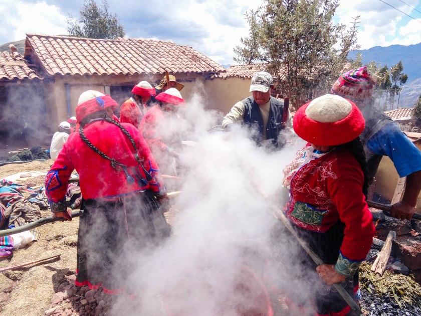Patabamba Natural Dye Workshop in Cusco Peru